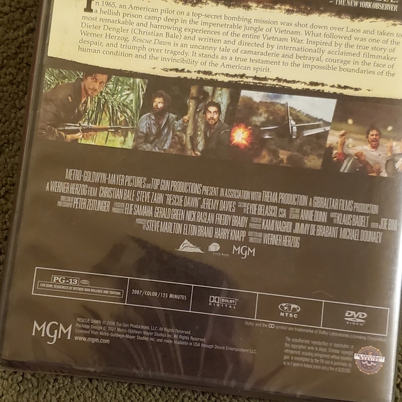 Rescue Dawn Christian Bale Steve Zahn DVD - Picture 4 of 4